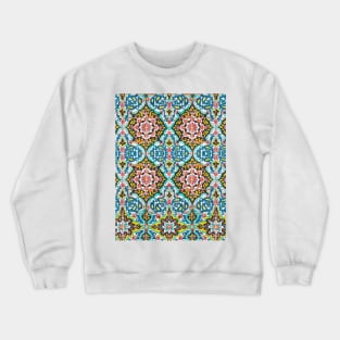 Indian Fabric Pattern Crewneck Sweatshirt